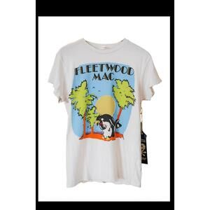 NEW MADEWORN women's fleetwood mac crew tee in cream
